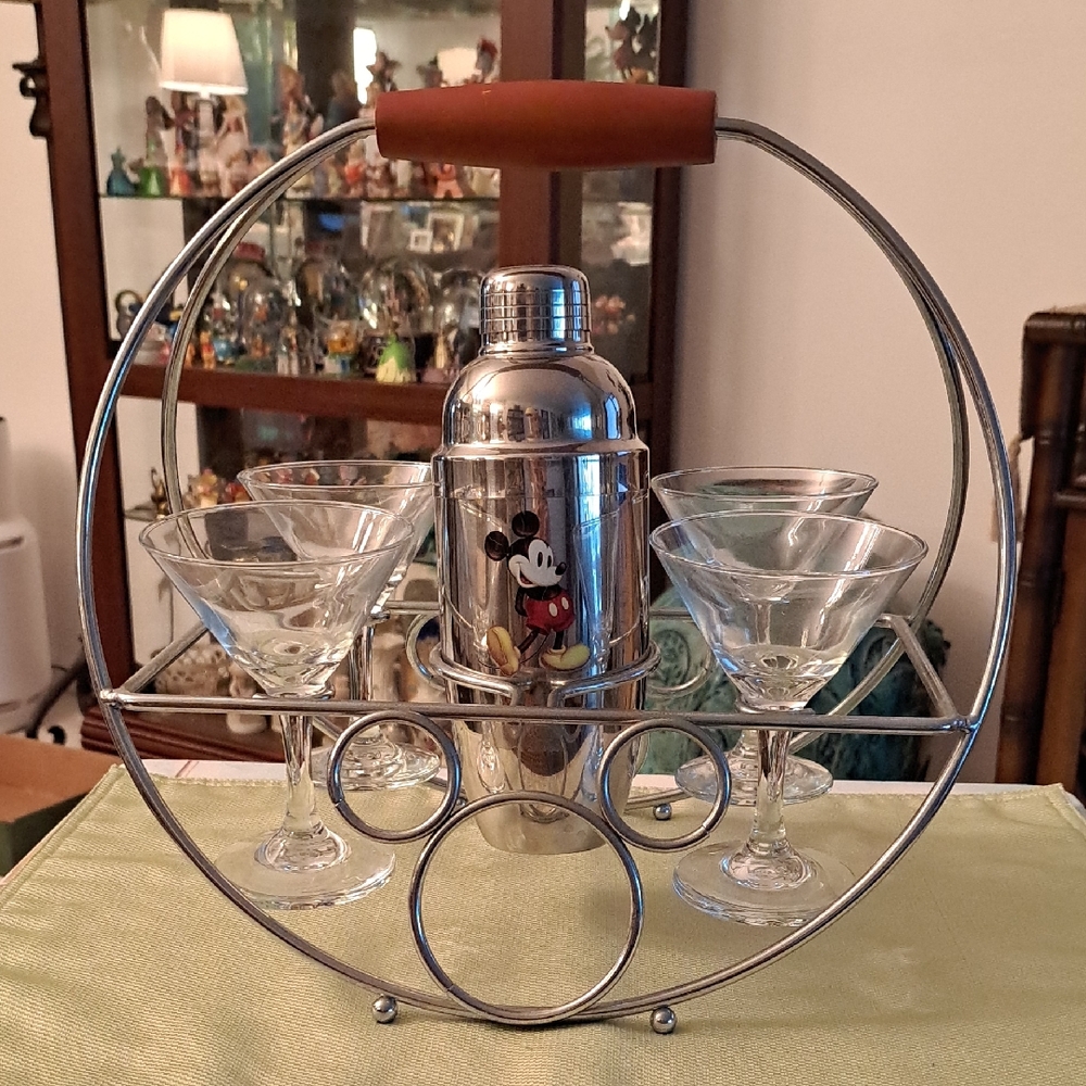 Mickey Mouse Martini Barware